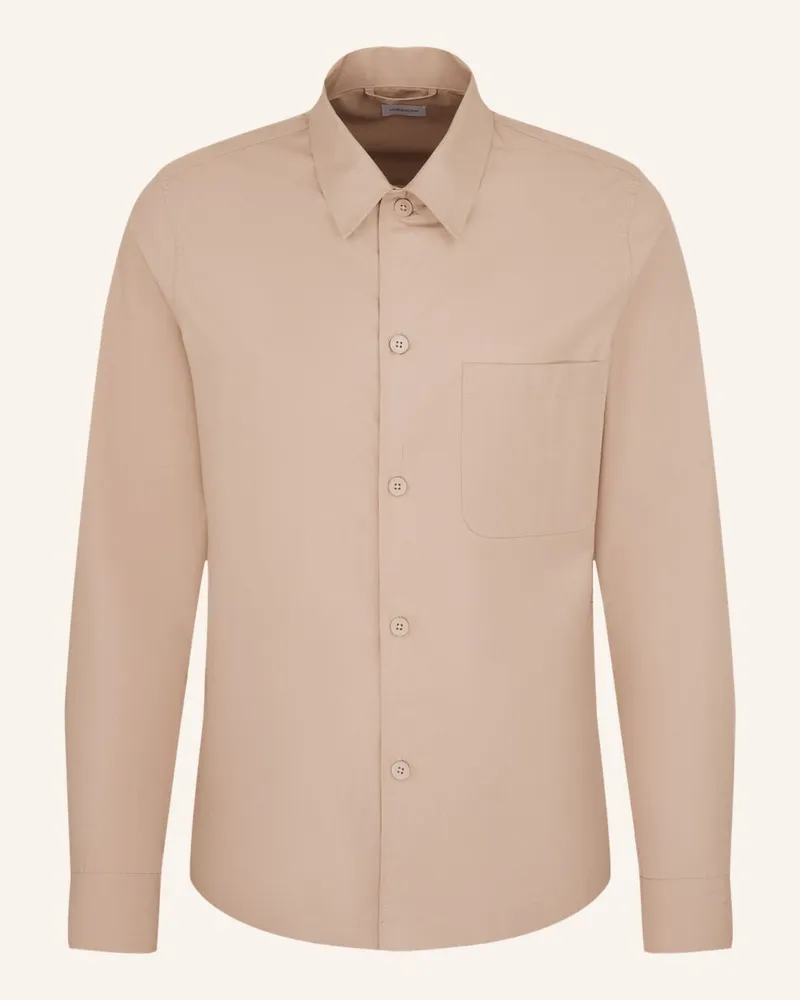 Seidensticker Overshirt Regular Fit Braun