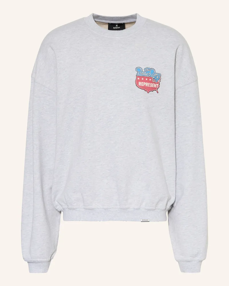 REPRESENT Sweatshirt grau Grau