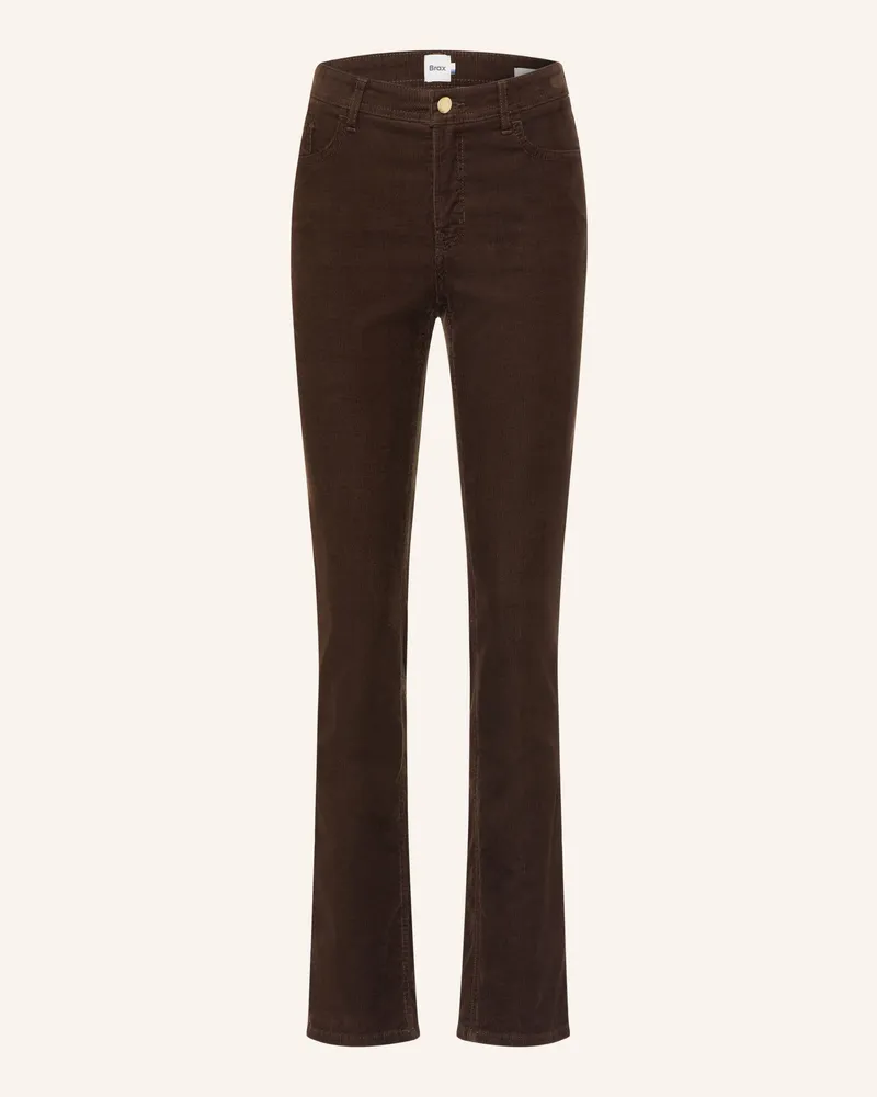 Brax Cordhose Mary braun Dunkelbraun