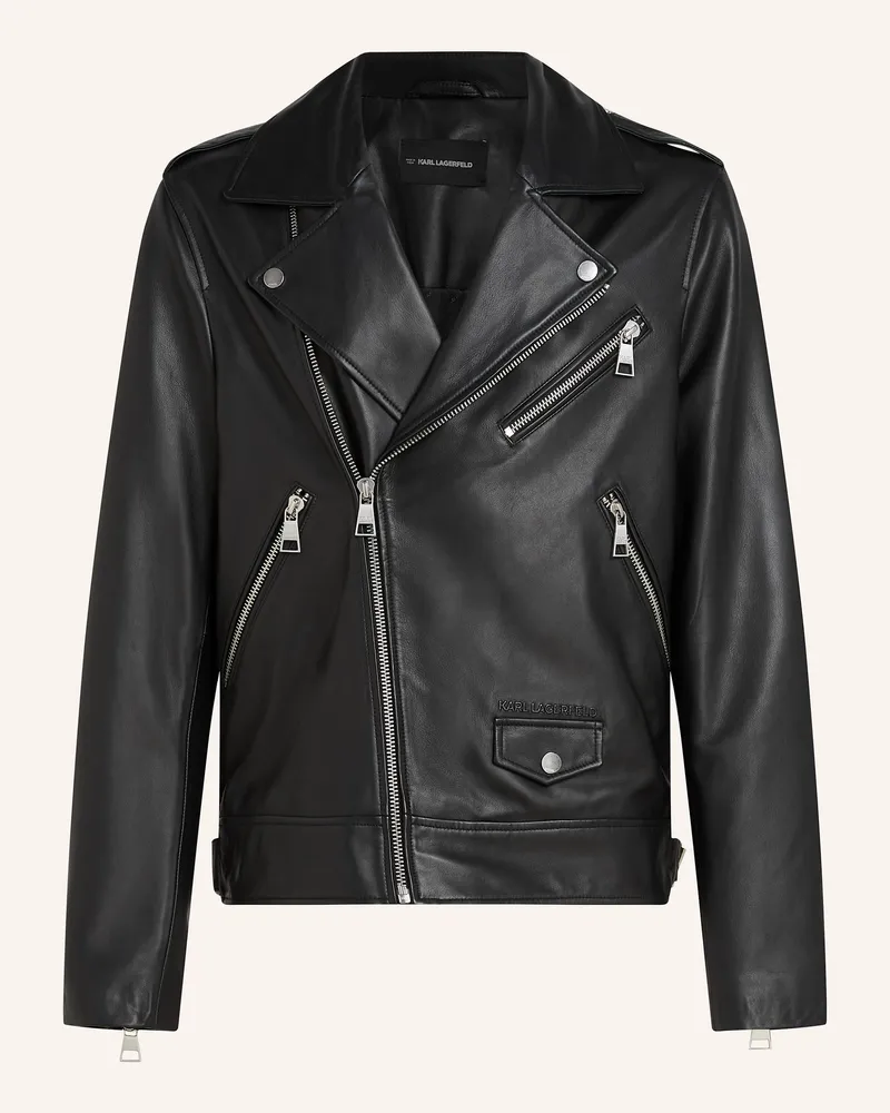 Karl Lagerfeld Jacke schwarz Schwarz