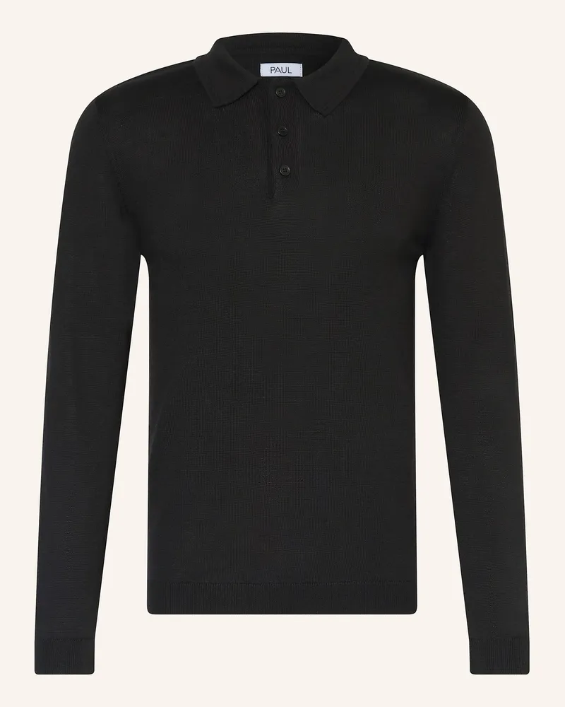 paul Strick-Poloshirt Schwarz