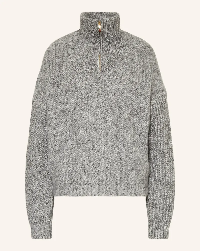 ba&sh Alpaka-Troyer Baltan grau Hellgrau