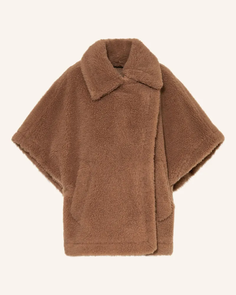 Max Mara Cape Tebe Mit Kamel braun Camel