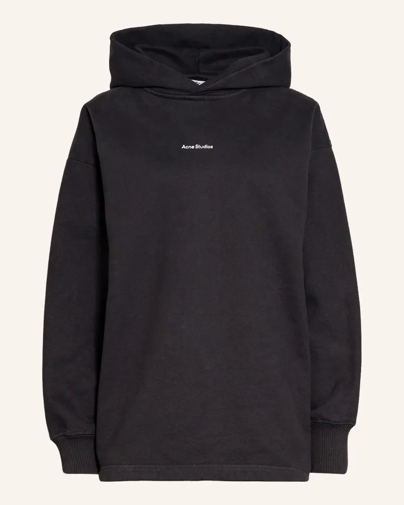 Acne Studios Oversized-Hoodie Schwarz