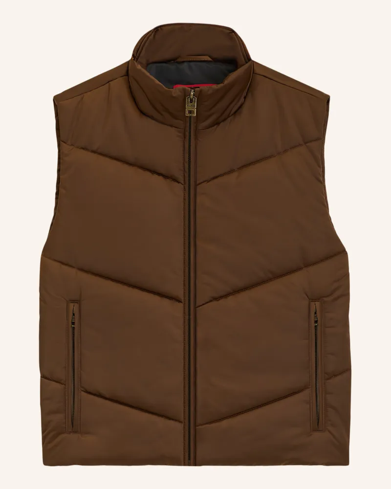 HUGO BOSS Casual Jacke BEROLINO2531 Regular Fit Braun