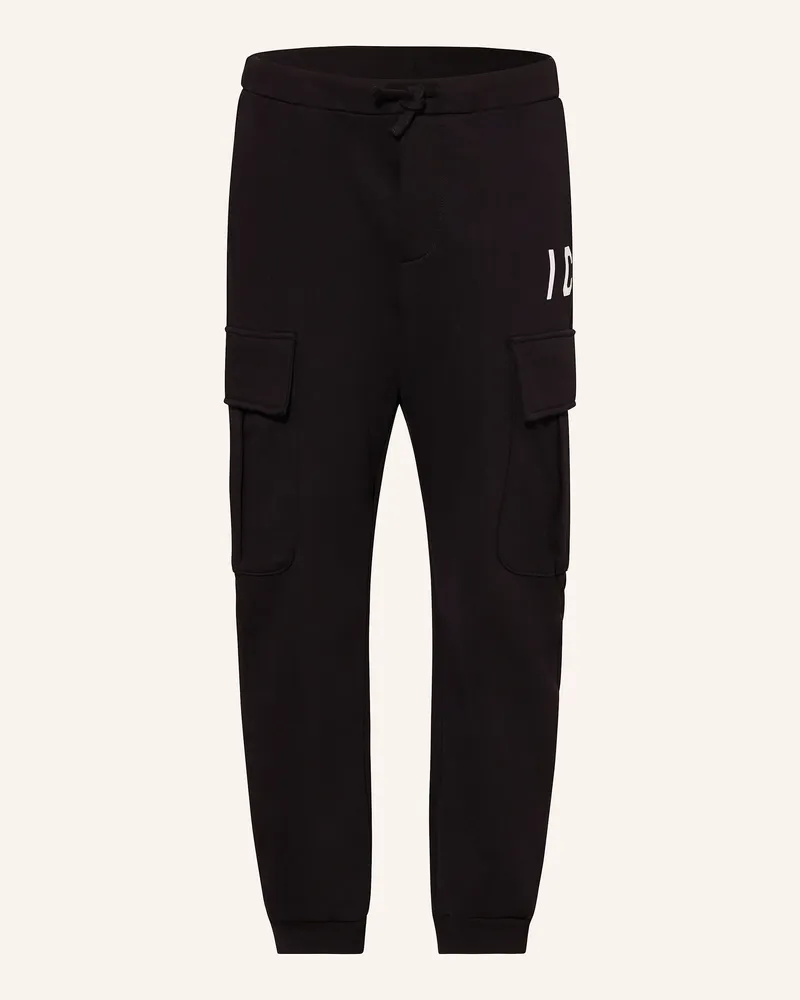 Dsquared2 Cargohose Schwarz
