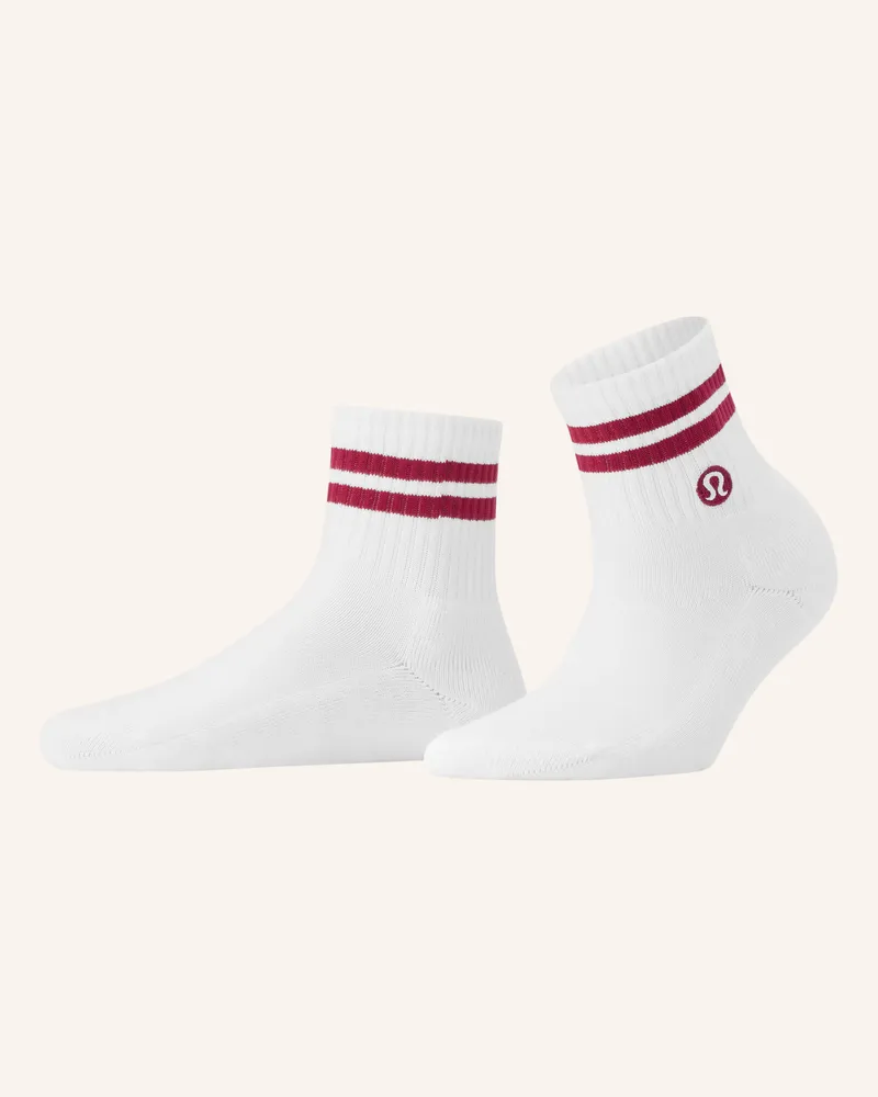 LULULEMON Sportsocken Daily Essentials weiss Weiss