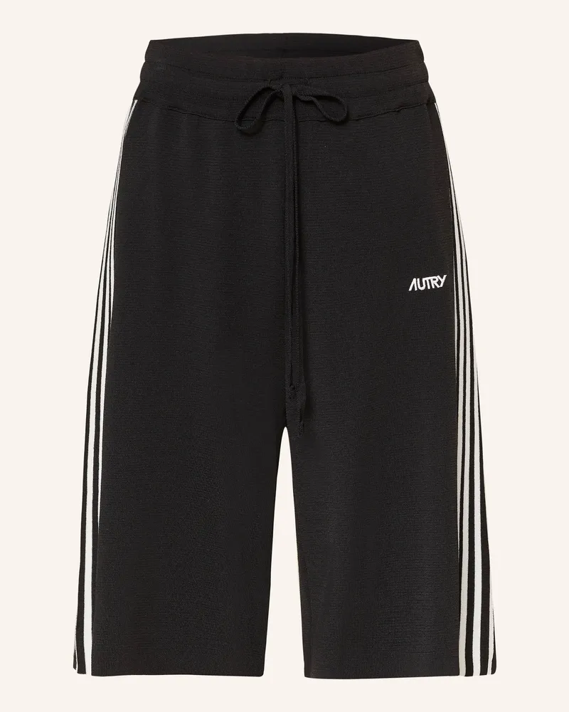 AUTRY Strickshorts schwarz Schwarz