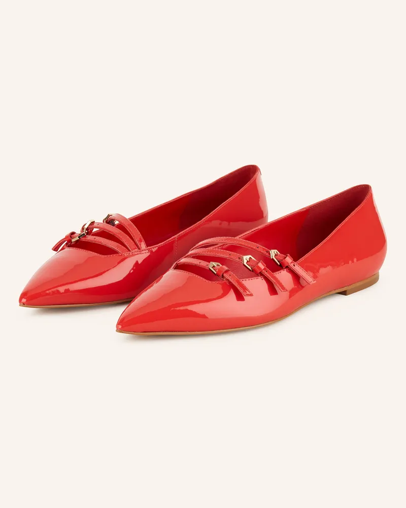 CARRANO Mary-Jane-Ballerinas Rot