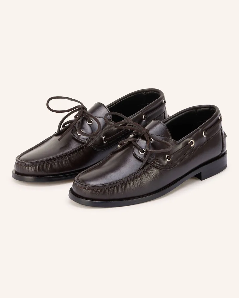 aeyde Bootsschuhe HARRIS Dunkelbraun