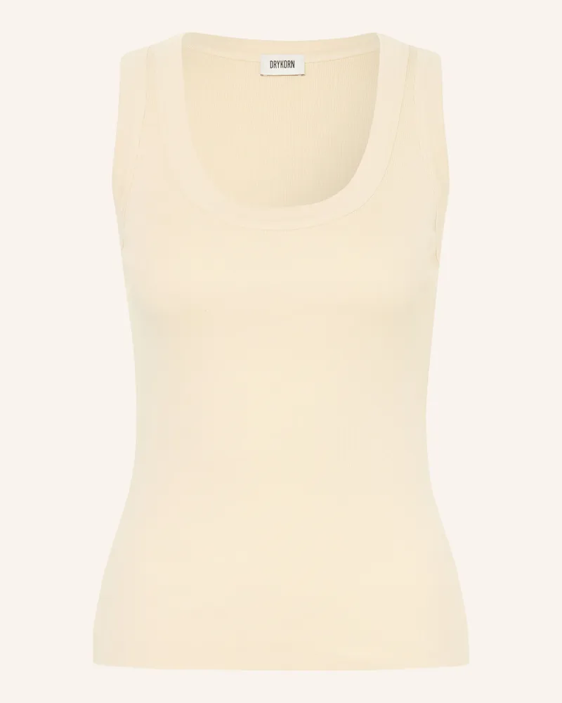 Drykorn Tanktop Tavira gelb Hellgelb