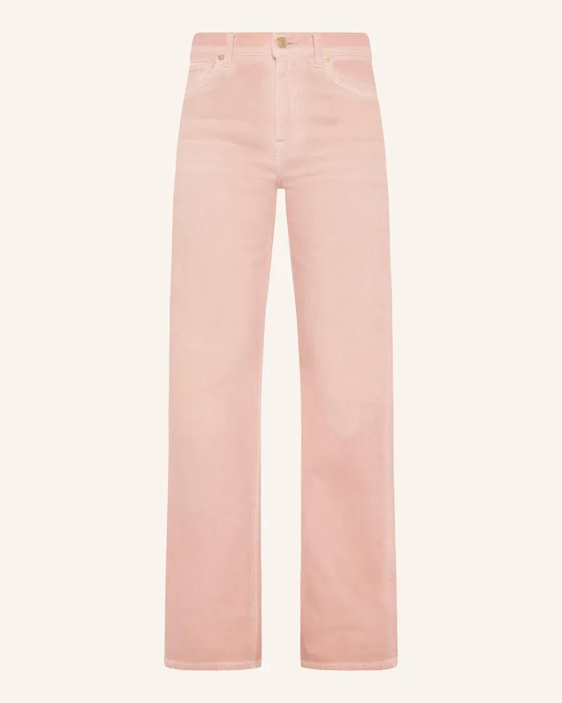 7 for all mankind Pants TESS TROUSER Straight Fit Pink