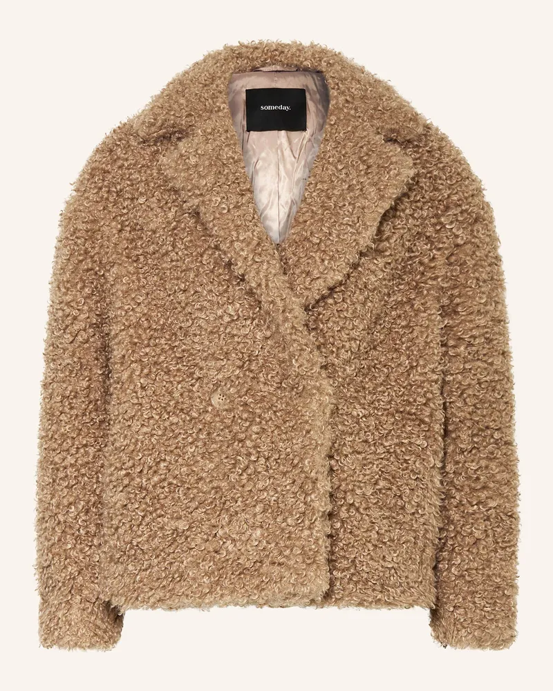 someday. Teddyfell-Jacke VANTELO Camel