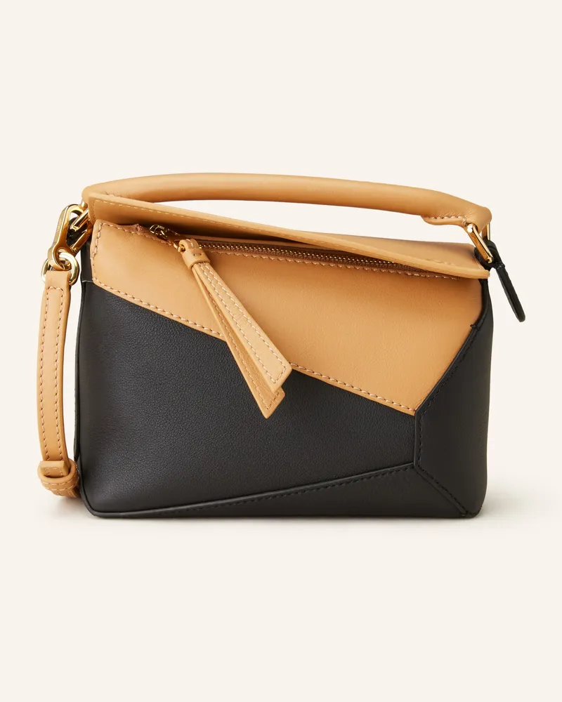 Loewe Umhängetasche PUZZLE EDGE MINI Schwarz