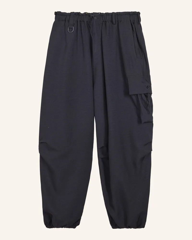 Y-3 Y-3 Sport Uniform Weite Cargohose schwarz Schwarz