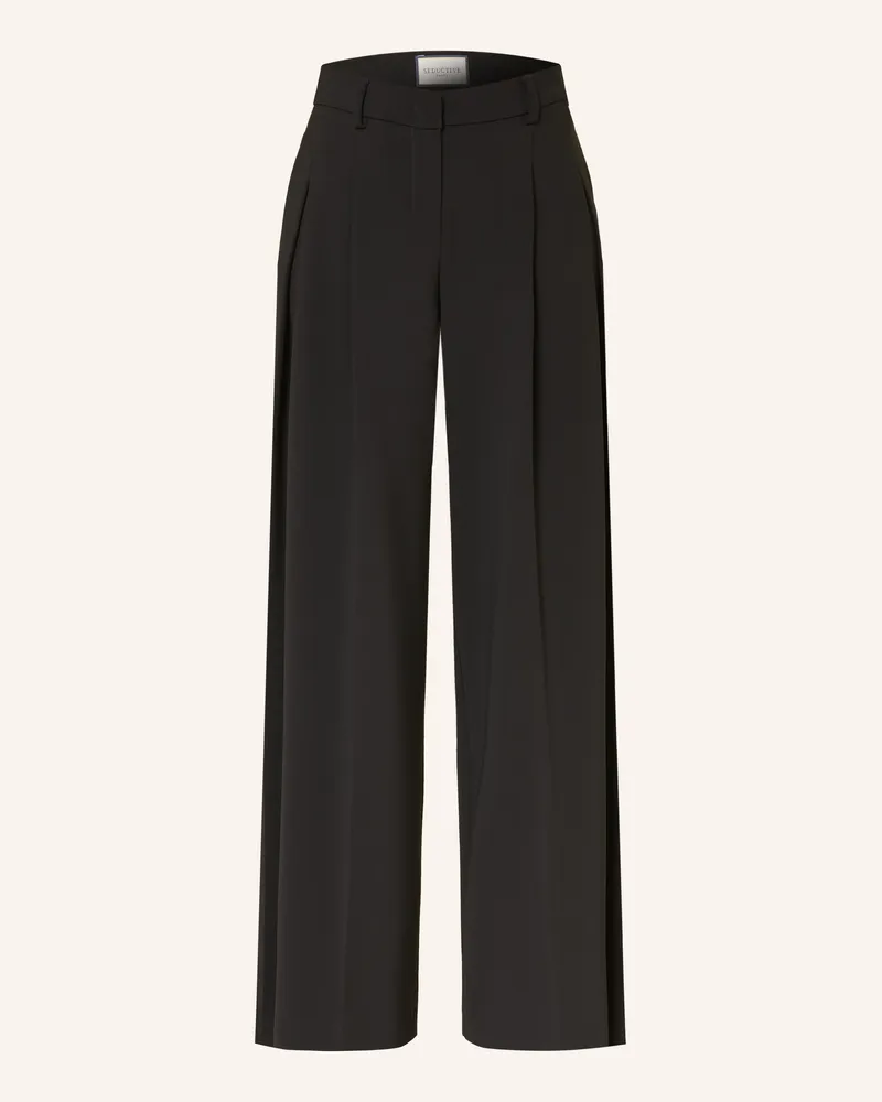 SEDUCTIVE  Marlenehose Morsal schwarz Schwarz