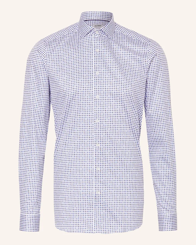 Olymp Hemd Level Five body fit mit extralangem Arm Weiss