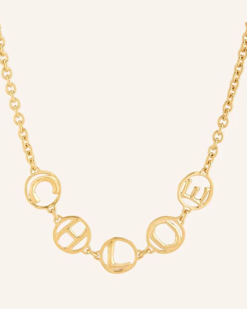 Chloé Choker Script gold Gold