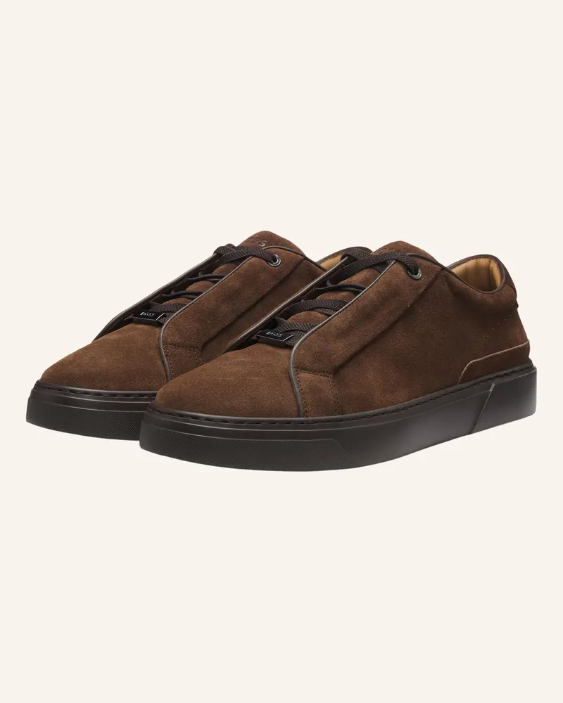 HUGO BOSS Sneaker Garytenn braun Dunkelbraun