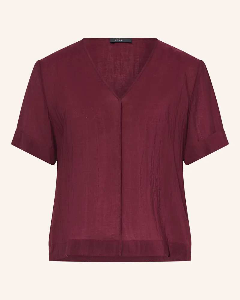 OPUS Blusenshirt FILKA Dunkelrot