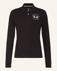 La Martina Piqué-Poloshirt Regular Fit Schwarz