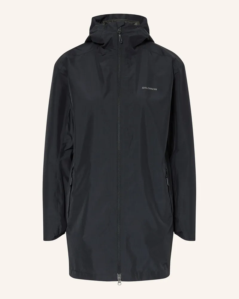 Salomon Regenparka OUTSCAPE 2L Schwarz