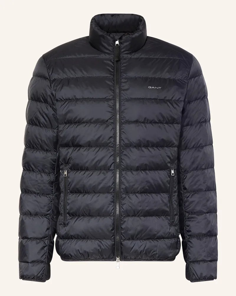 Gant Lightweight-Daunenjacke Schwarz