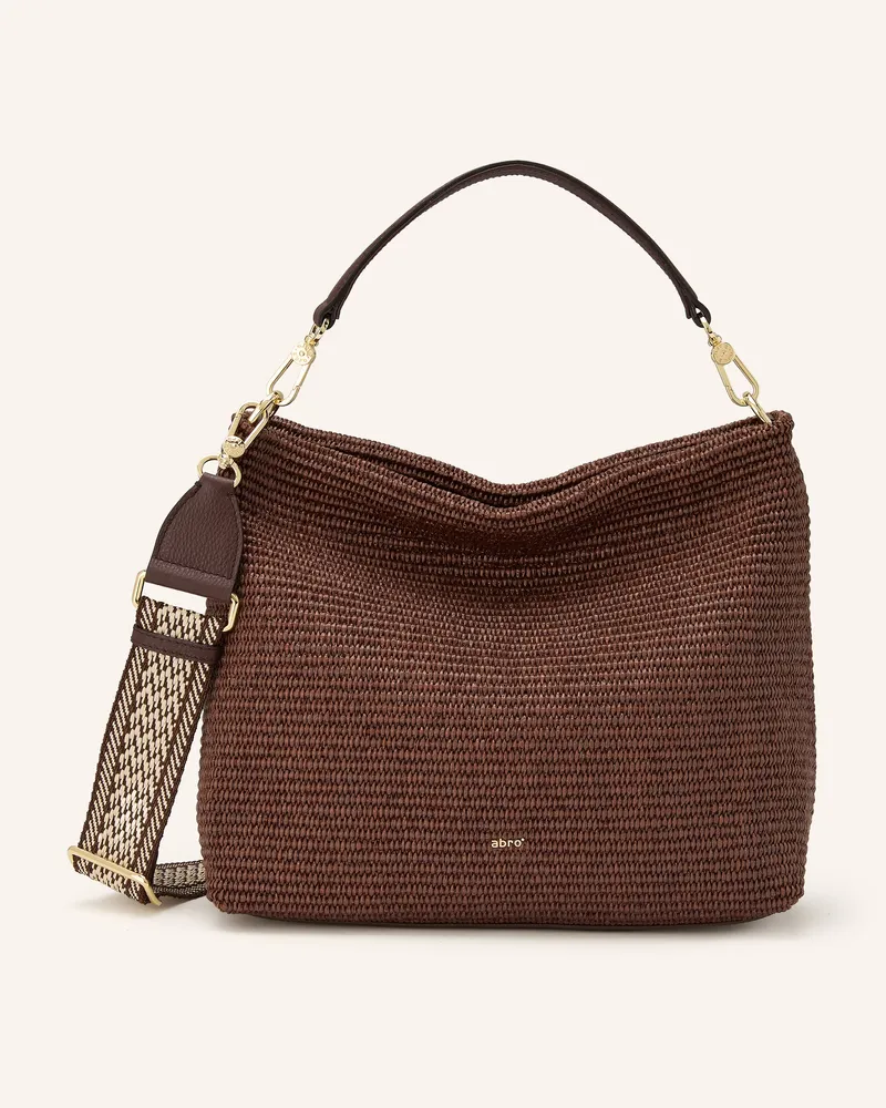 Abro Beuteltasche KAIA Dunkelbraun