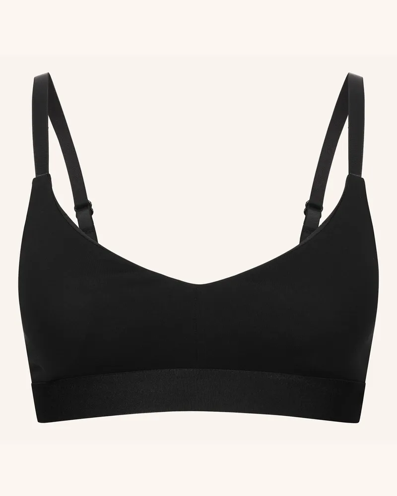 Ehrlich Textil Bustier CASUAL COTTON BRALETTE Schwarz