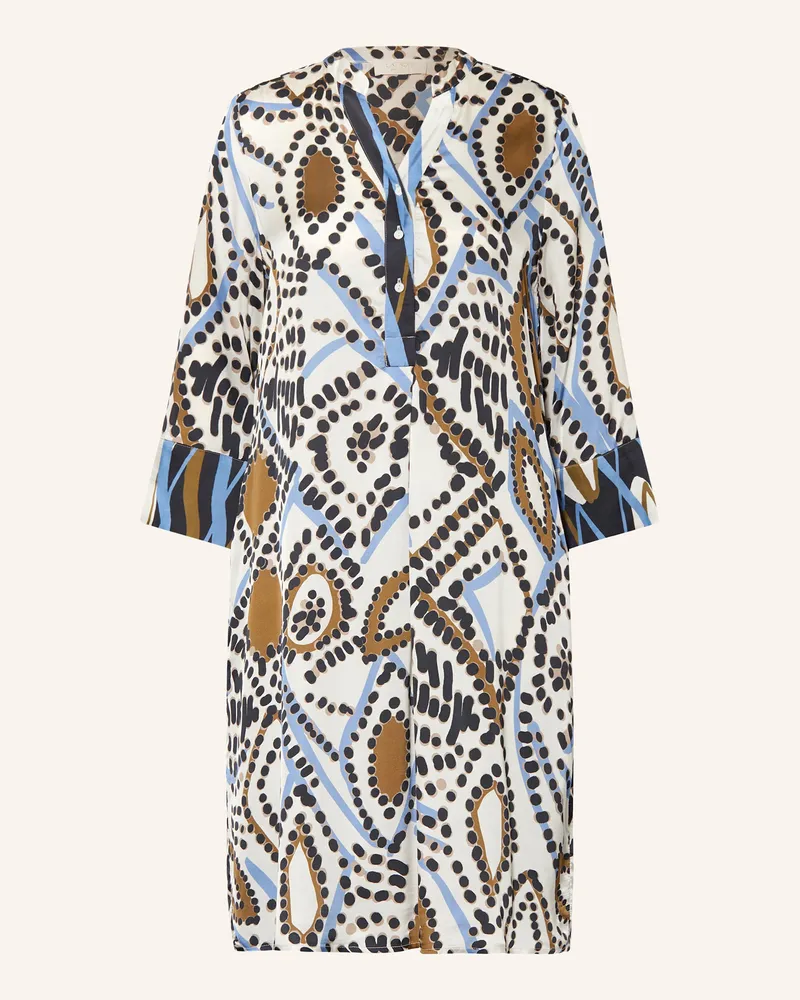 CATNOIR Satinkleid mit 3/4-Arm Weiss