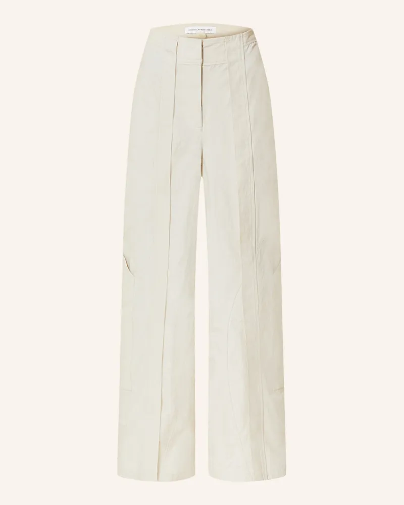 Christopher Esber Hose Cocosolo weiss Creme