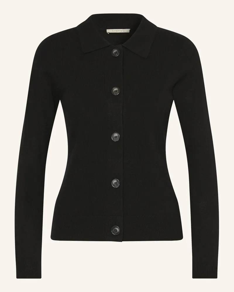 lilienfels Strickjacke Mit Cashmere schwarz Schwarz