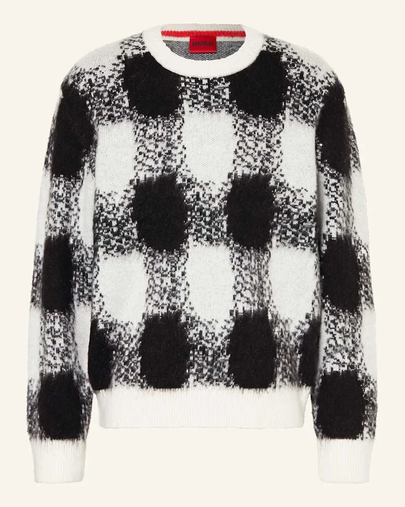 HUGO BOSS Pullover SHEQUER Weiss