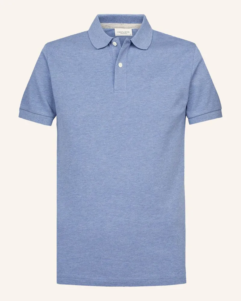 Profuomo Poloshirt Blau