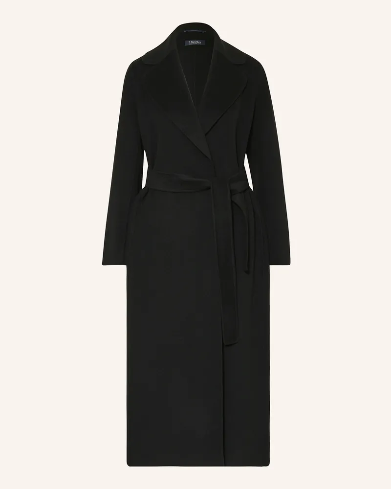 Max Mara Wollmantel Poldo schwarz Schwarz