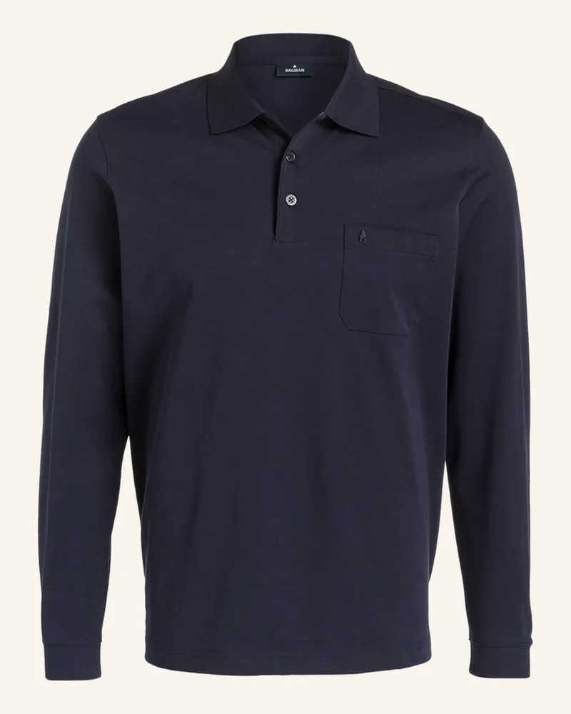Ragman Poloshirt blau Marine