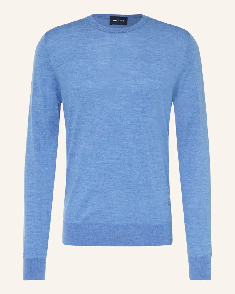 Hackett Pullover Aus Merinowolle blau Hellblau