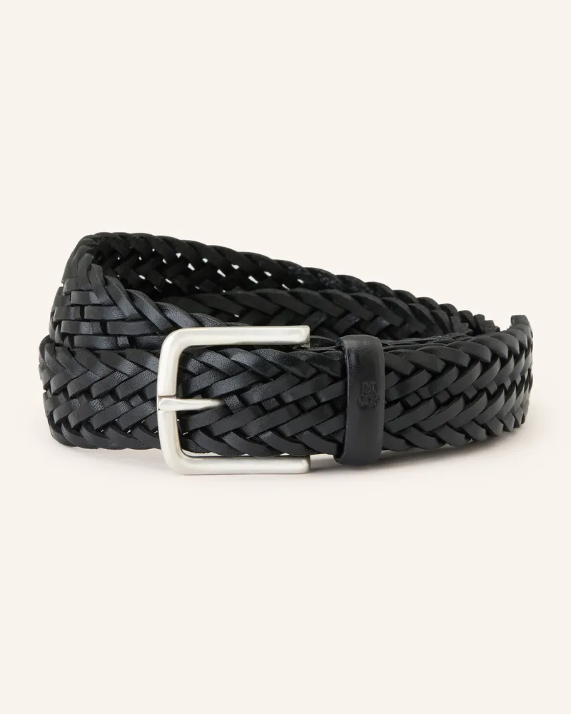 Marc O'Polo Flechtgürtel Clemens Aus Leder schwarz Schwarz