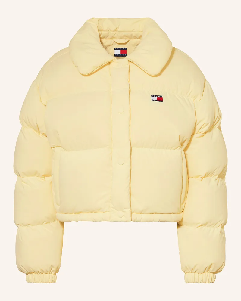 Tommy Hilfiger Cropped-Steppjacke Hellgelb