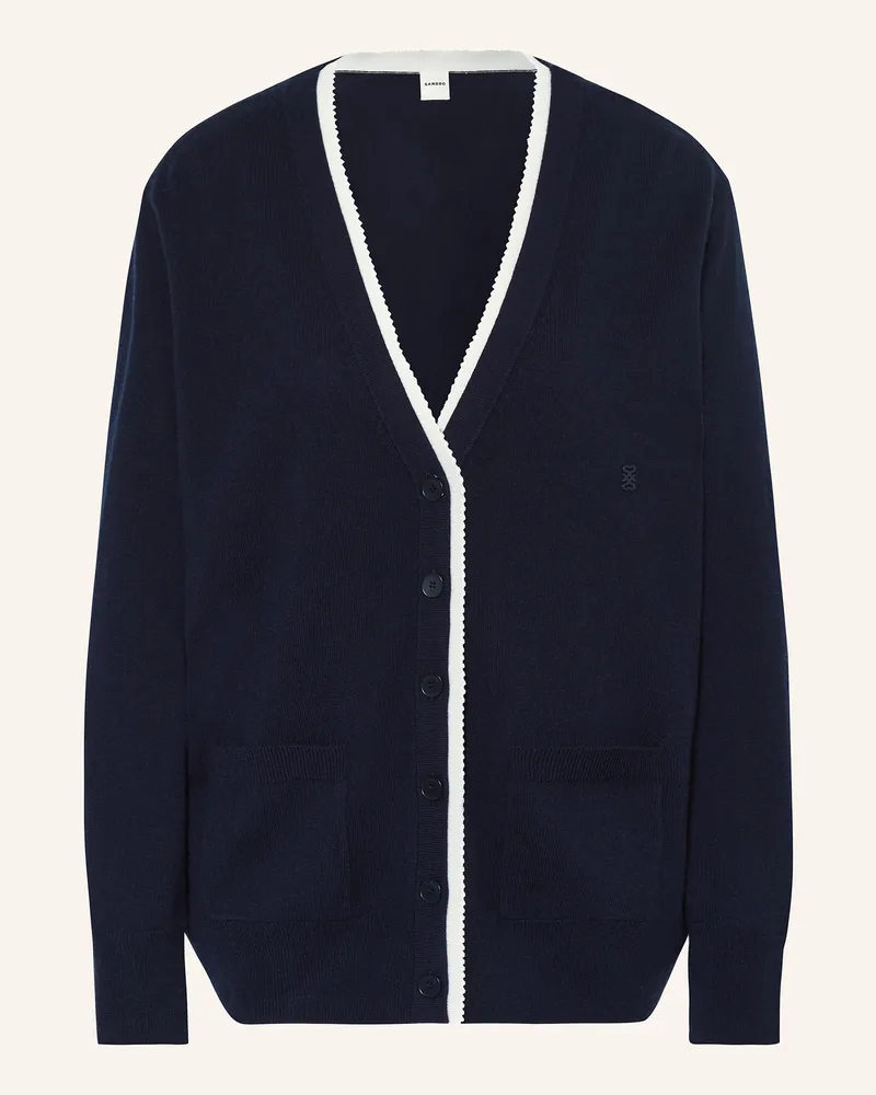 Sandro Strickjacke Dunkelblau