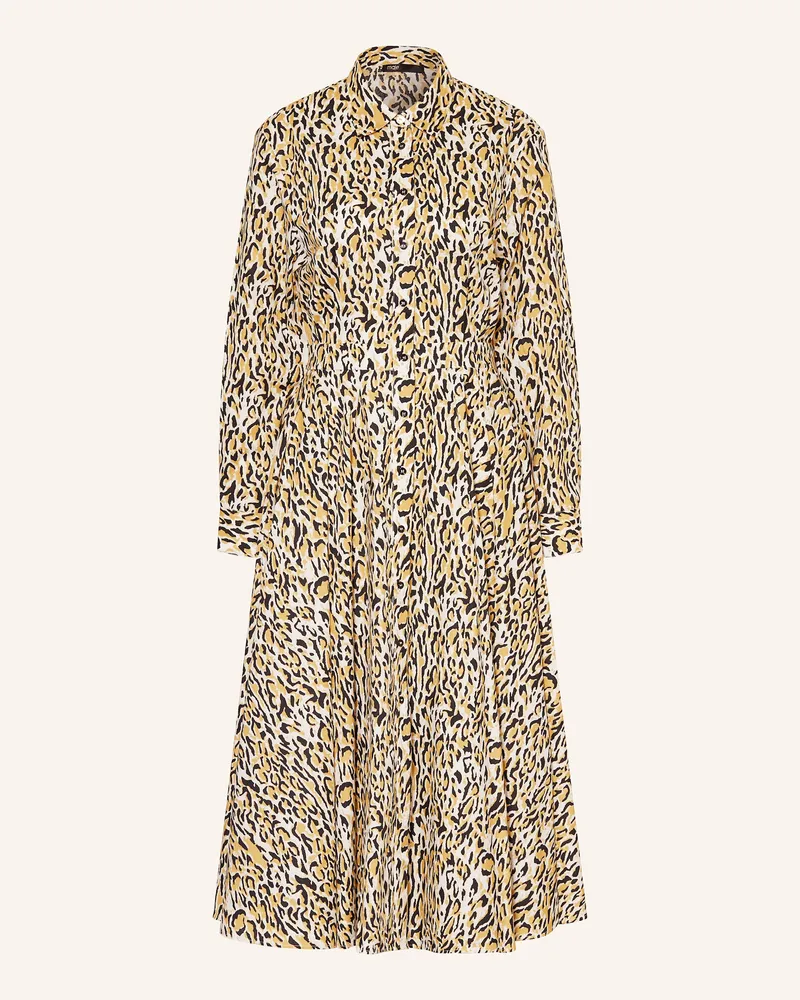 Maje Hemdblusenkleid Beige