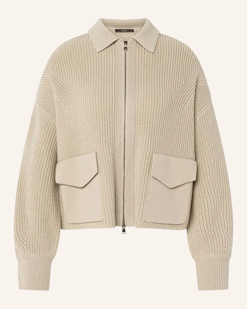 windsor. Strickjacke braun Beige