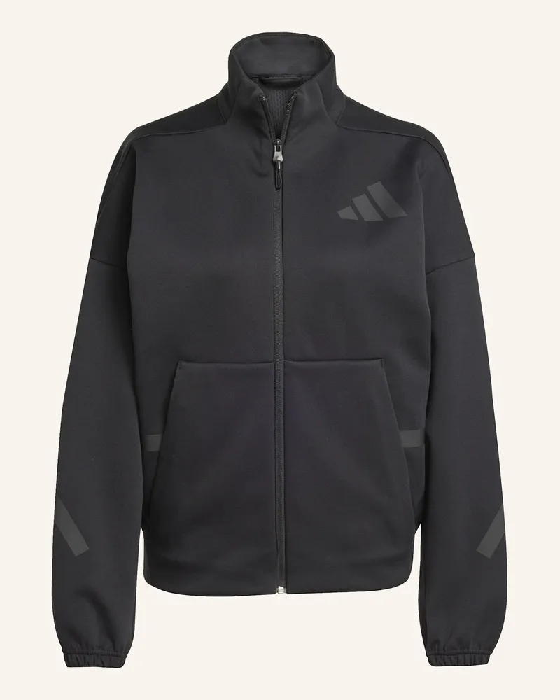 adidas Sweatjacke Z.N.E. Tracktop schwarz Schwarz