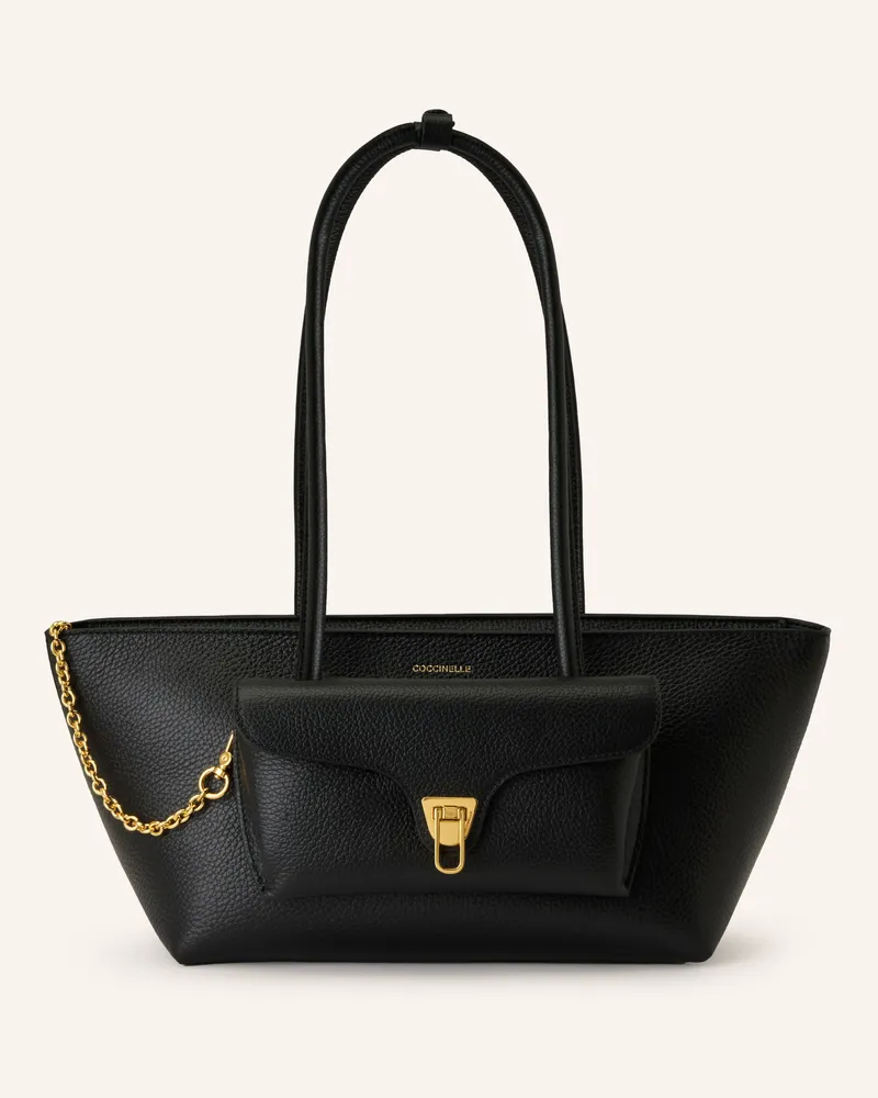 Coccinelle Schultertasche DOUBLE BEAT Schwarz