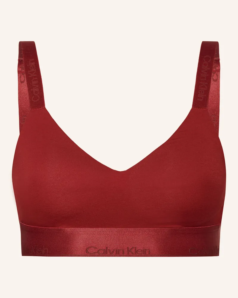 Calvin Klein Bustier MODERN COTTON Dunkelrot
