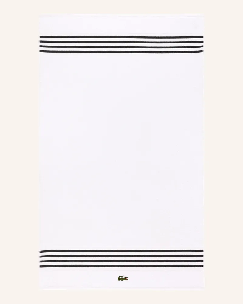 Lacoste Badetuch Lcourtli schwarz Dunkelgrau