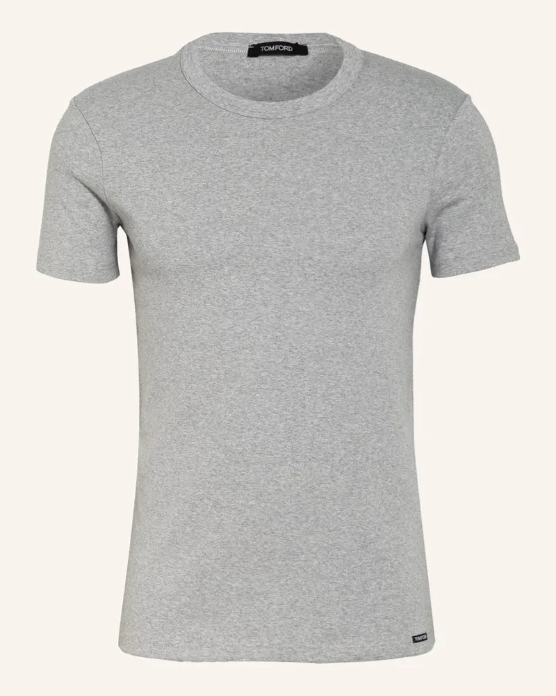 Tom Ford T-Shirt grau Hellgrau