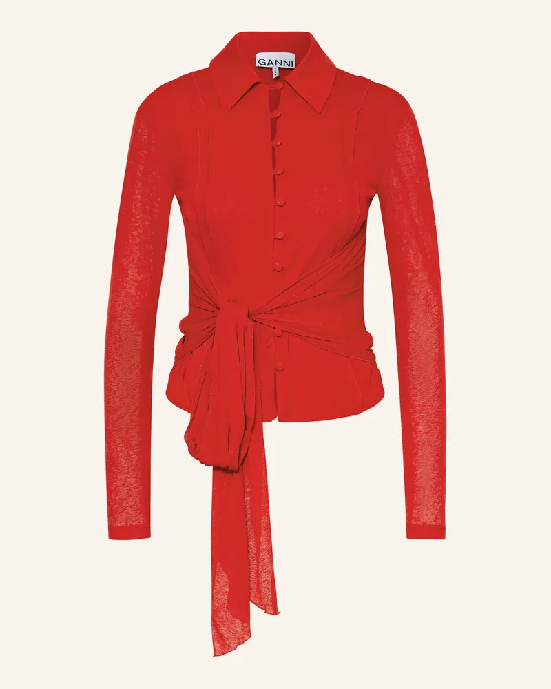 Ganni Hembluse rot Rot