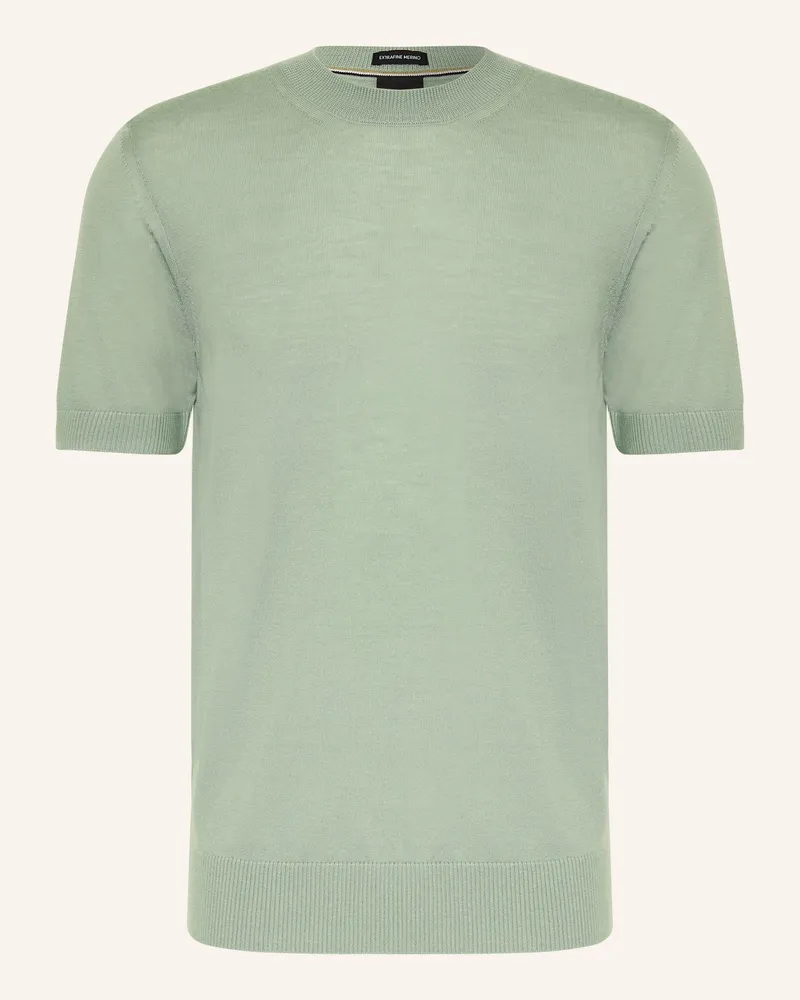 HUGO BOSS Strickshirt Umauro gruen Hellgrün