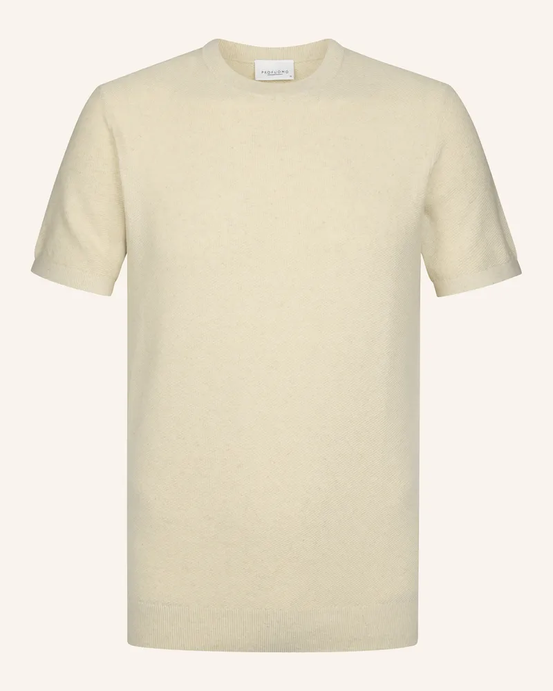 Profuomo T-Shirt weiss Weiss